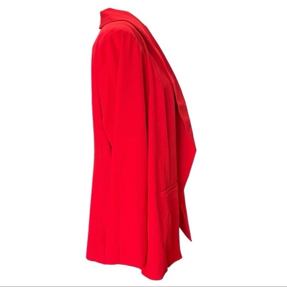 Torrid Women's Plus Size Red Studio Crepe Classic Shawl Collar Blazer 1X NWT!! - Picture 6 of 11
